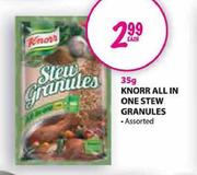 Knorr All in One Stew Granules Assorted-35g each