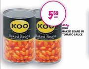 Koo Baked Beans In Tomato Sauce-410g