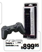 PS3 Remote + Controller