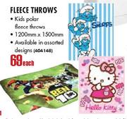 Fleece Throws 1200mm x 1500mm-Each