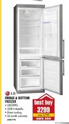 LG Fridge & Bottom Freezer-320 Ltr (GR329PG)