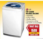 LG Top Loader Washing Machine-8.2kg (T8502TDPT)