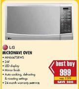 LG Microwave Oven-26 Ltr (MH6647SRWS)