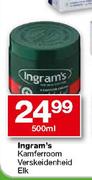 Ingram's Kamferroom Verskeidenheid-500ml Elk