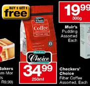 Checkers' Choice Filter Coffee Assorted-250ml 