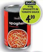 Foodco Spaghetti In Tomato Sauce-410g