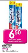 Aquafresh Toothpaste-100ml