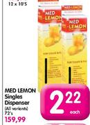 Med Lemon Singles Dispenser All variant-72's