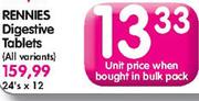 Rennies Digestive Tablets-12x24's pack