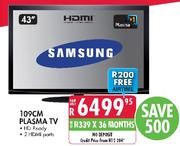 Samsung 109cm Plasma TV