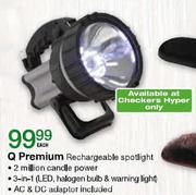 Q Premium Rechargeable Spotlight-Each