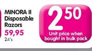 Minora 11 Disposable Razors