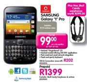 Samsung Galaxy 'Y' Pro + Free Skull Candy Earphones