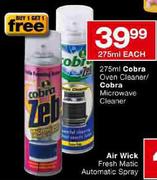 Cobra Oven Cleaner/Cobra Microwave Cleaner-275ml-Each