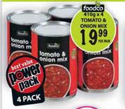 Foodco Tomato & Onion Mix-4x410g
