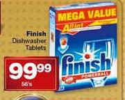 Finish Dishwasher Tablets-56's
