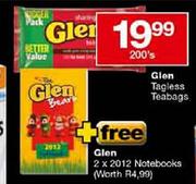 Gl;en Tagless Teabags-200's