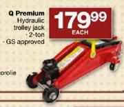 Q Premium Hydraulic Trolley Jack-Each