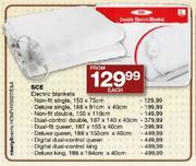 SCE Electric Blankets Digital Dual-Control King-Each