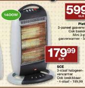 SCE 3-Staaf Halogeenverwarmer Ook Beskikbaar-Elk