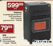 Platinum Mini 3-Paneel Gasverwarmer 