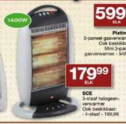SCE 3-Staaf Halogeenverwarmer Ook Beskikbaar-Elk