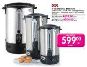 Aro Stainless Steel Urn-30L Each