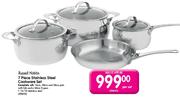 Russell Hobbs Stainless Steel Cookware Set-7 Piece Per Set