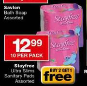 Stayfree Ultra Slims Sanitary Pads-10 Per Pack