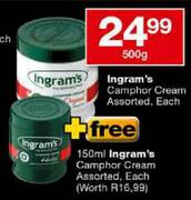 Ingram's Camphor Cream-500gm