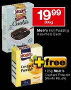 Molt's Hot Pudding Assorted-300g+Free Moirs Custard Powder-125g Each