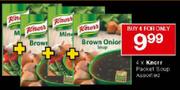 Knorr Packet Soup Assorted-4's