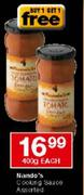 Nando's Cooking Sauce Assorted-400g Each