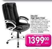 Deluxe High Back Chair (205868) Each