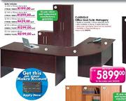 Classique Office Desk Suite Mahagany (182541)
