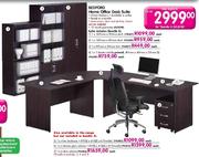 Bedford Home Office Desk Suite-1x3 Drawer Mobile Pedestol-400mmx450mmx530mm (196447) Each