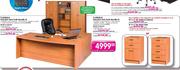 Classique Executive 1x5 Tier Book Case (176894)-Each