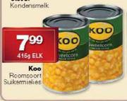 Koo Roomsoort Suikermielies-415g Elk