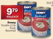 Denny Double It Up Soup Assorted-405g Each