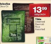 Tilda Steamed Basmati Rice Assorted-250g Each