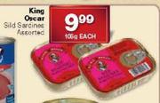 King Oscar Sild sardines Assorted-106g Each