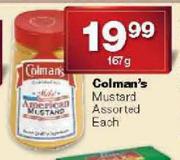 Colman's Mustard Assorted-167g