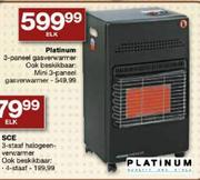 Platinum Mini 3-Paneel Gasverwarmer 