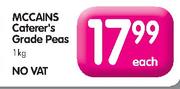 McCain Caterer's Grade Peas-1kg each