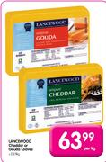 Lancewood Cheddar or Gouda Loaves-per kg