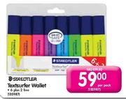 Staedtler Textsurfer Wallet 6 Plus 2 Free-Per Pack