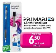 Primaries Clutch Pencil Set-Per 3 Pack