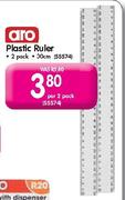 Aero Plastic Ruler-Per 2 Pack