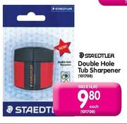 Staedtler Double Hole Tub Sharpener-Each