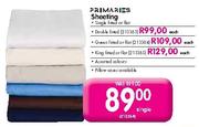 Primaries Sheeting Single Fitted Or Flat-Each